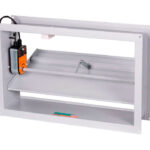 Канальный клапан дымоудаления КЛАД-2 (КДМ-2) с приводом Belimo внутри клапана