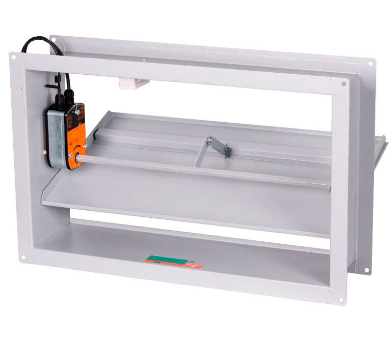 Канальный клапан дымоудаления КЛАД-2 (КДМ-2) с приводом Belimo внутри клапана