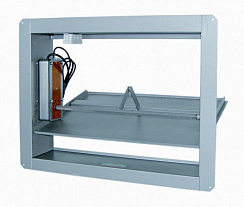 Стеновой клапан дымоудаления КЛАД-2 (КДМ-2) c приводом Belimo